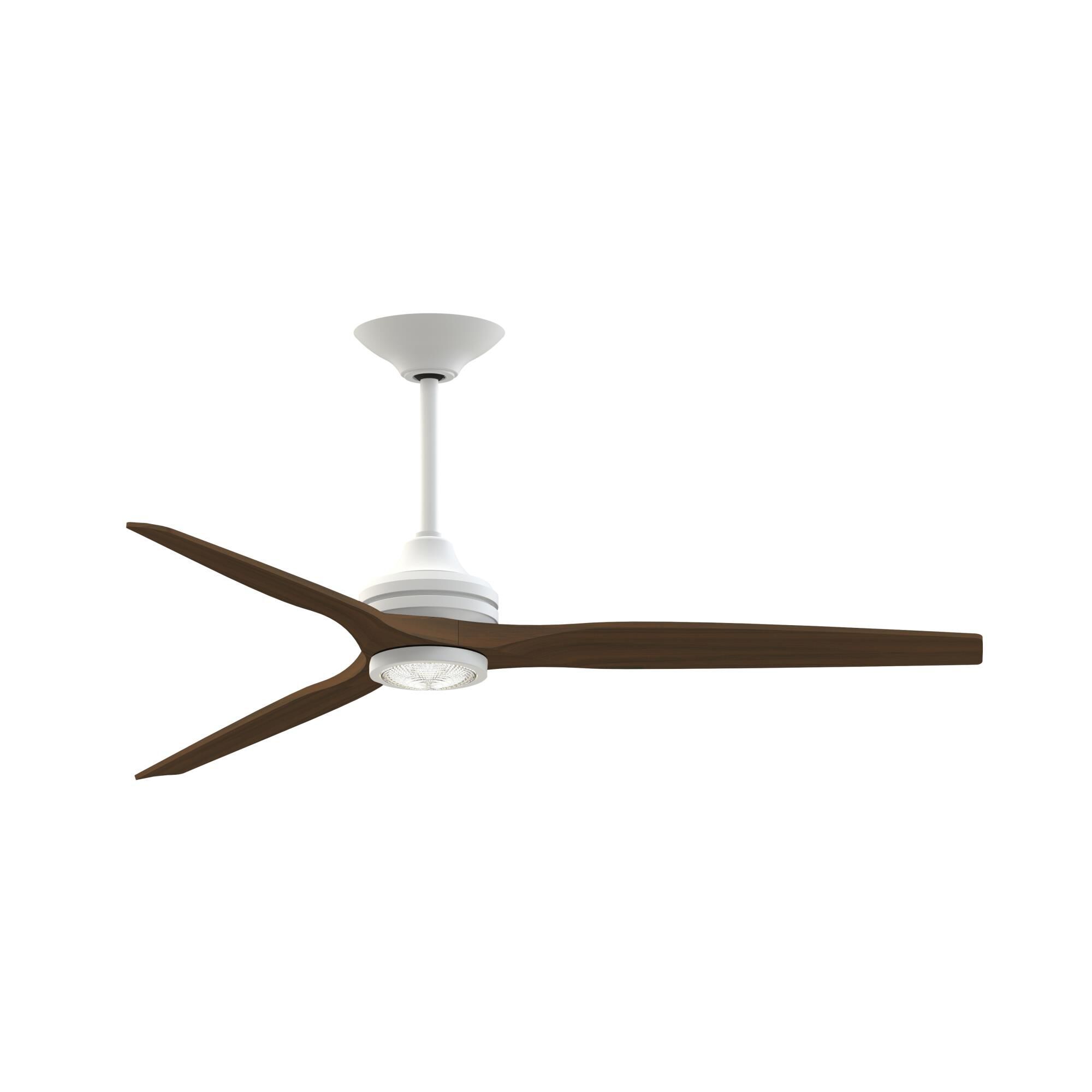 Fanimation Spitfire 64 Inch Ceiling Fan with Light Kit - FPD6721BMW-64MW-LK
