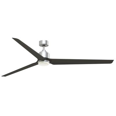 Fanimation Triaire Custom 84 Inch Ceiling Fan with Light Kit - FPD8515SLW-84DWAW-LK