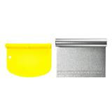 Baking Pan Roasting Stainless Steel Spatula Cake Cutter Kitchen Tool Metal Dough with Scale Plastic Scraper Cream