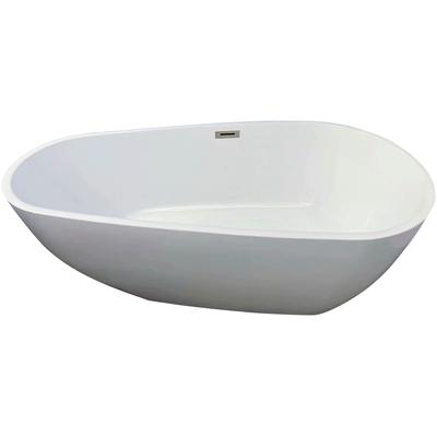 Badewanne SANOTECHNIK "Chicago", weiß, B:75cm H:58cm L:170cm, Acryl, Badewannen, Maße: 170x75x58cm Image
