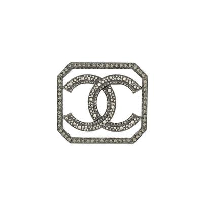 Chanel Brooch: White Jewelry