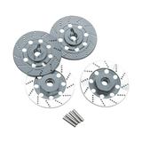 Rushawy 4 Pieces RC Brake Disc 12mm for DIY Modified Parts 1:10 RC Truck Hobby Model titanium