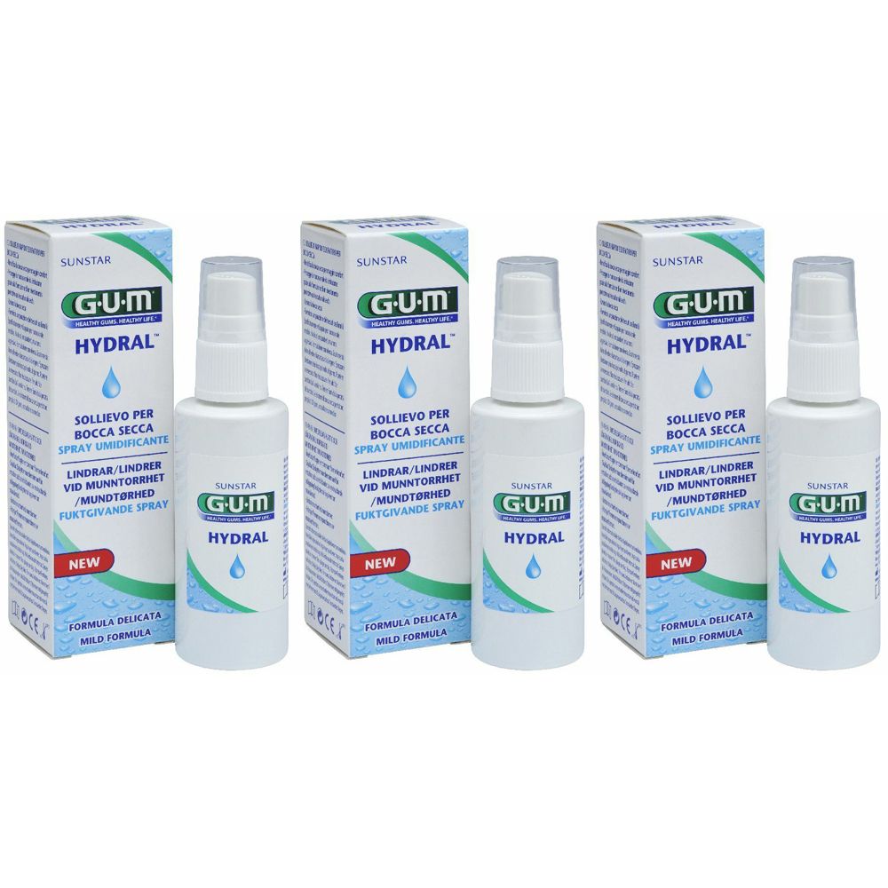 GUM® HYDRAL® Spray Idratante 3x50 ml orale