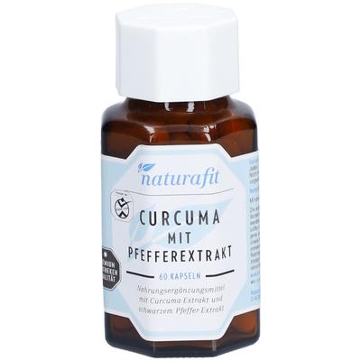 Naturafit Curcuma mit Pfeffer Kapseln 60 St Image