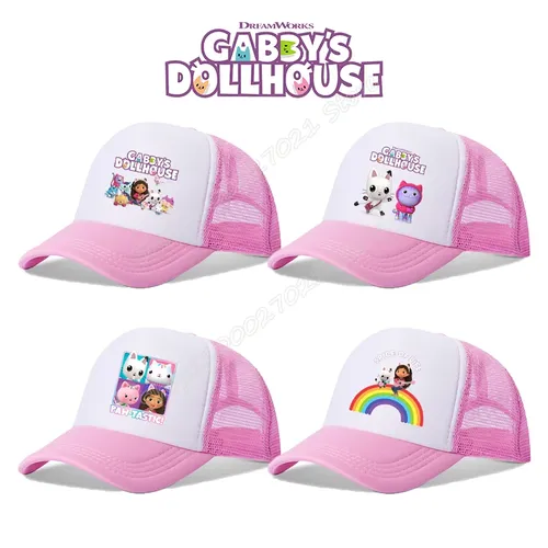 Gabby's Puppenhaus Baseball mütze Anime Print Kinder Erwachsene Basis Hut Cartoon Sommer Kinder