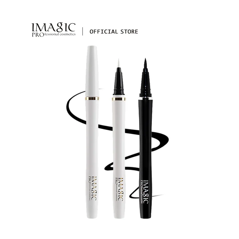 Imagi scher Eyeliner wasserdichter flüssiger Eyeliner Natur dauerhafte profession elle Augen Make-up Dame schwarz/weiß Image