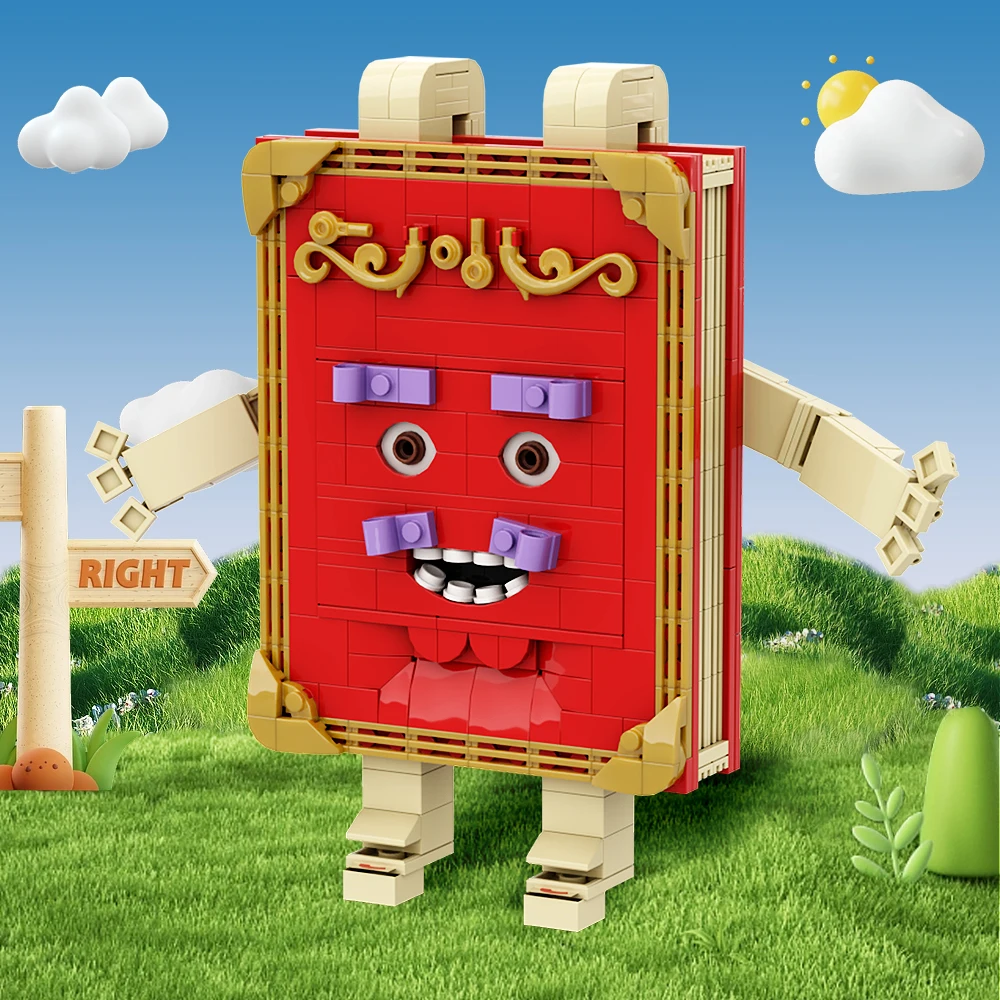 Moc Magic Book Bausteine 390PCS Game It Take Two Grimoire DIY Modell Set Ziegel Geburtstagsgeschenk für Erwachsene Kinder Spielzeug Weihnachten Image