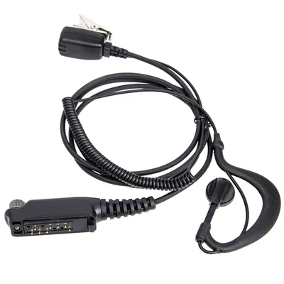 PTT Hörer Headset für SEPURA STP8000 STP8030 STP8035 STP8038 STP8040 STP8080 Walkie Talkie Two Way Radio Kopfhörer Mic Schwarz