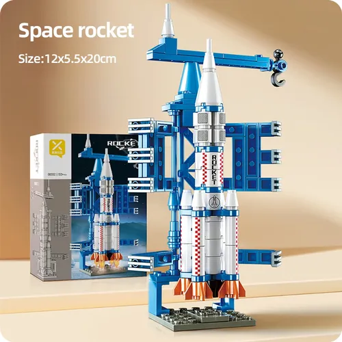 133 Stück Space Exploration Shuttle Baukasten Spielzeug Weltraum raketen bau Spielzeug für Kinder