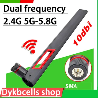 10dbi 8dbi 2,4g 5g 5,8g Universal antennen Dualband-WLAN-Antenne sma wlan Router Antennen verstärker Image