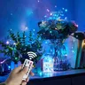 Luci stringa LED USB da 5/10m con luce fata ghirlanda telecomandata per la decorazione di nozze