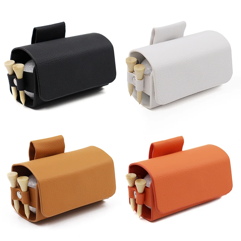 Sacca da Golf custodia da viaggio borsa da pallina da Golf borsa da viaggio portatile in pelle PU per 2 pezzi di palline da Golf e borsa da 4 magliette da Golf