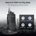 Retevis P1 DMR Walkie Talkie digitale Walkie Talkie a lungo raggio Stazione radio di comunicazione Radio UHF dmr Radio AES256 VOX Ripetitore