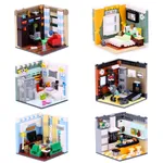 MEOA-Mini blocs de construction 6 en 1 modèle de maison ameublement briques MOC jouets pour