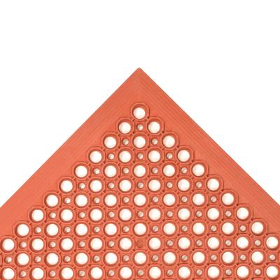 NoTrax 562S0310RD Sanitop Grease-Resistant Floor Mat, 3' x 10', 1/2" Thick, Red