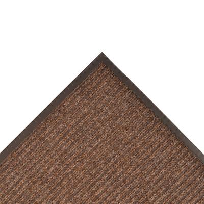 NoTrax 109S0035BR Brush Step Entrance Scraper Floor Mat, 3' x 5', 3/8" Thick, Brown