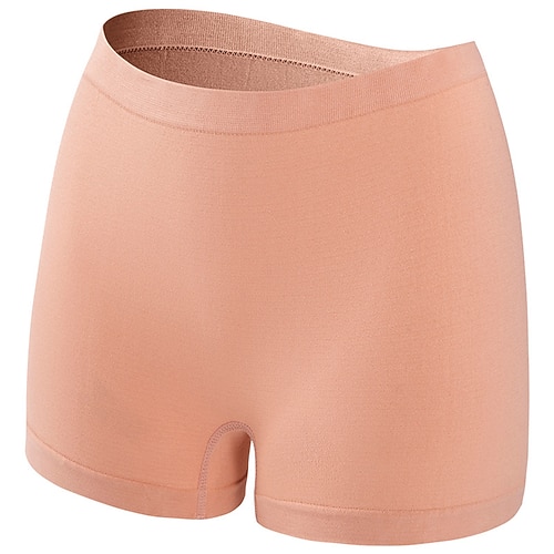 Shapewear für Damen in reiner Farbe, Sport, Basic-Fitnessstudios, atmungsaktive Shorts aus Nylon, Sommer-/Frühlings-Home-Outfits Image