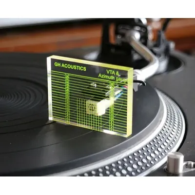 Turntable Cartridge Tonearm VTA Balance Measuring Azimuth Horizontal Adjustment Ruler Tool For LP