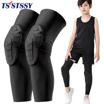 3-12 Years Kids Children Anti-Collision Knee Pads Basketball Knee Sleeves Football Volleyball