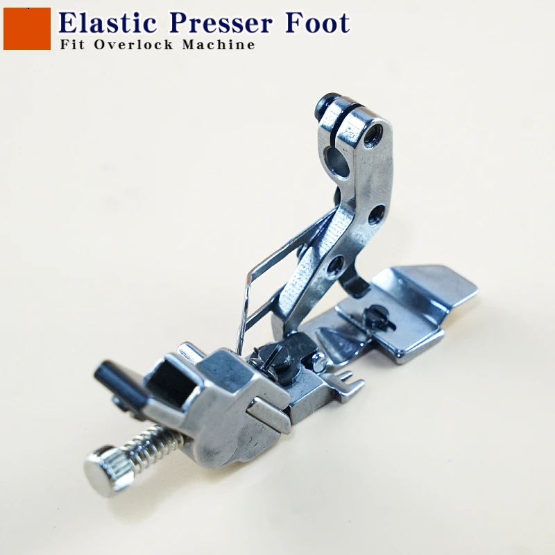 Elastic Tape Presser Foot For Overlock Sewing Machine Parts Siruba 747 757 Juki MO-6900 Pegasus M700 M800 Jack 798 6 Size