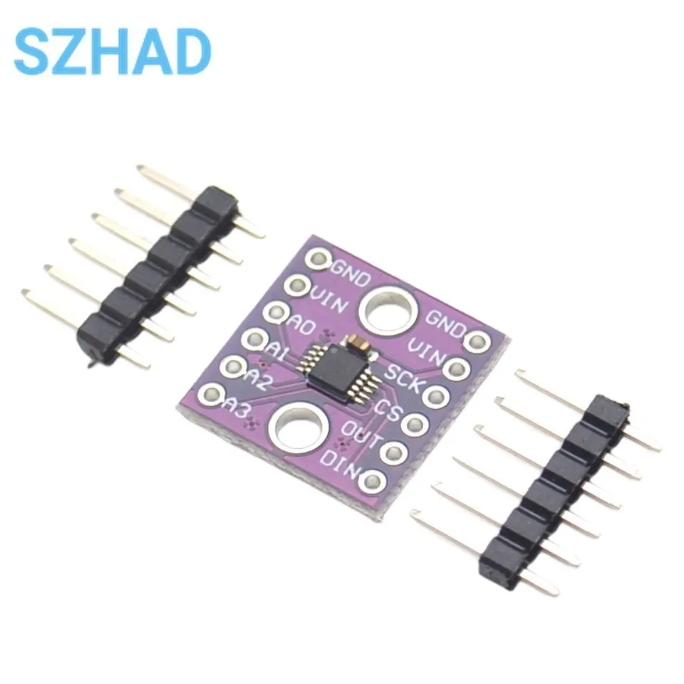 ADS1118 16 Bit ADC SPI Communication Module Development Board