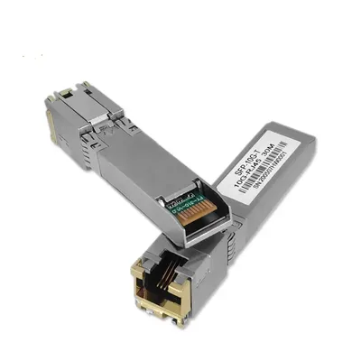 10G SFP+ Fiber 2.5G Copper SFP Modules Optical Port Turn To RJ45 Ethernet Port Switch Gigabit