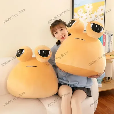22/30/40/55cm My Pet Alien Pou Big Size Plush Toy Kawaii Alien Pet Dolls Cute Pou Stuffed Toys Soft