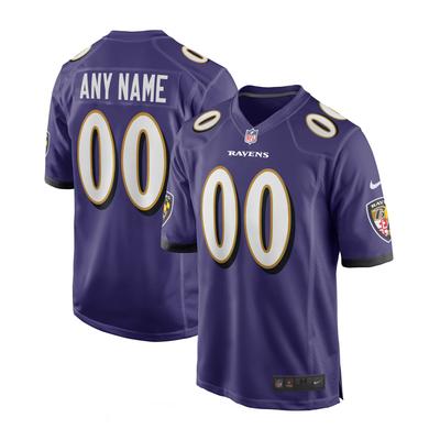 Baltimore Ravens Nike Game Heimtrikot - Lila - Personalisiert - Herren Image