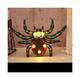 (Blue Spider, 17*25cm/0.56*0.82') Halloween Decoration Led Lights Lantern Bat Spider Skull Pumpkin Lamp Outdoor
