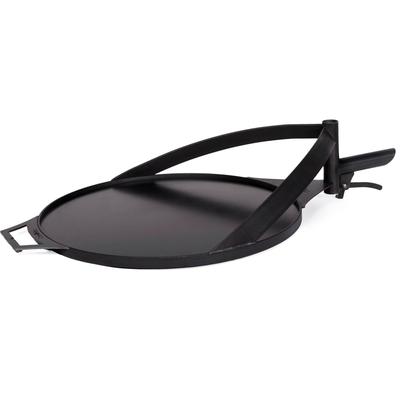 Grillpfanne COOKKING "CookKing Stahl Grillplatte Für Bandito und Montana X Ø 50 cm", schwarz, B:50,00cm H:17,00cm L:50,00cm, Pfannen, für Bandito und Montana X, Ø 50 cm Image