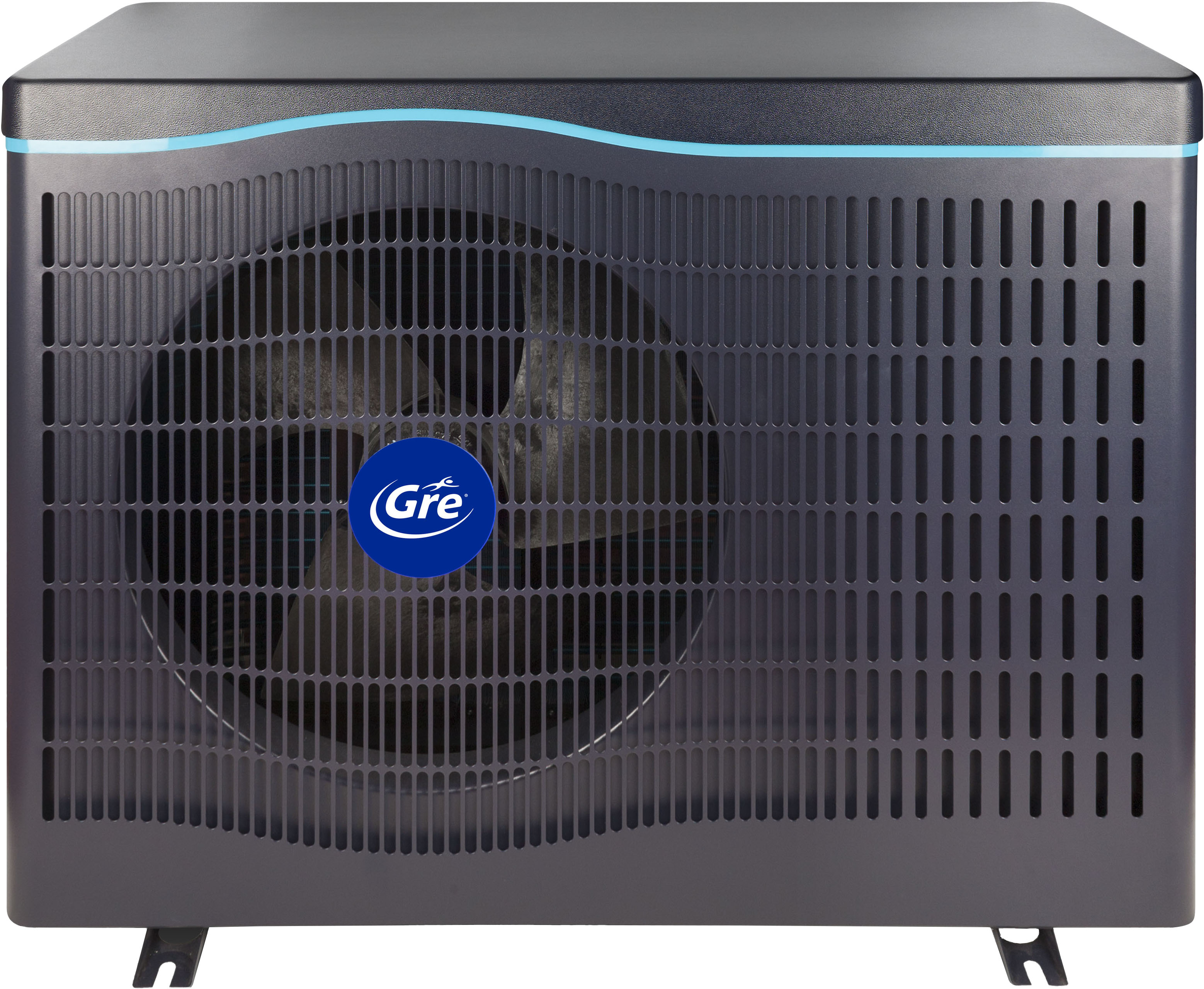 Pool-Wärmepumpe GRE "HPGIC45", schwarz, B:38,3cm H:64,8cm L:85,8cm, Kunststoff, Polyvinylchlorid (PVC), Wärmepumpen, Inverter Wärmepumpe, Für Pools bis zu 45 m³ Image
