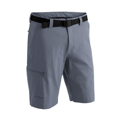 Funktionsshorts MAIER SPORTS "Huang", Herren, Gr. 68, Normalgrößen, grau, 90%Polyamid, 10% Elasthan, Hosen, Herren Shorts, kurze Outdoor-Hose, Bermudas mit 4 Taschen, Regular Fit Image