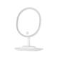 GaRcan Makeup Mirror Dressing Mirror Makeup Mirrors LED Power Illuminated Mirror Touch Screen HD Tabletop Mirrors with 8X Magnifying Mirror and USB Power Cord Beauty Mirror (Color : White) (White)