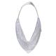 Rhinestone Bags Metal Handle Evening Bag Handmade Gorgeous Diamante Clutch And Handbag Wedding Party (Color : Silver, Size : L19 x W1 x H33cm)