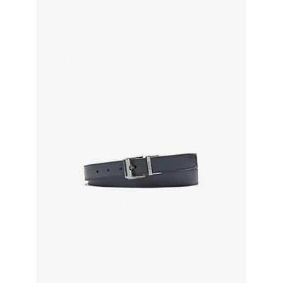 Michael Kors Reversible Leather Belt Blue One Size