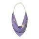 Rhinestone Bags Metal Handle Evening Bag Handmade Gorgeous Diamante Clutch And Handbag Wedding Party (Color : Purple AB, Size : L19 x W1 x H33cm)