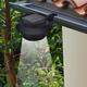 YSWBP Outdoor Lighting Outdoor Solar Lamp Set 6 pcs Fence Light Gutter Light Black Home & Garden