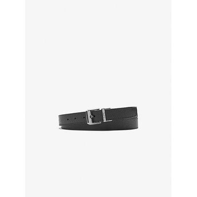 Michael Kors Reversible Leather Belt Black One Siz...