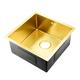 Gold Drop In Bar Sink, Stainless Steel Small Kitchen Bar Sink, Single Bowl Sink For Wet Bar Prep, Mini RV Utility Sink, Square Sink With Drain Accessories, Workstation Sink (Size : 45x45x21cm)