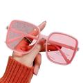 HEXHUASR Sunglasses Mens Sunglasses Women Fashion Gradient Glasses Square Large Frame Glasses Outdoor Sun Glasses-Pi-Colour