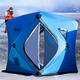 Winter Ice Fishing Tents, 3 Layers Of Thickening Warm and Winter Tents, Outdoor Fishing Cotton Tents, Camping Tents with Chimney Hole Stove Mouth 2 Doors ziyu
