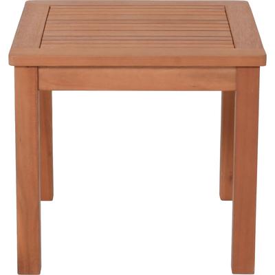 Gartentisch GARDEN PLEASURE "Beistelltisch »TUCSON«", braun (braun, braun, braun), B:44cm H:40,7cm T:44cm, Tische, BxTxH: 44x44x40,7 cm Image