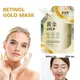 Retinol Gold Maske tief feuchtigkeit spendend aufhellend Anti-Aging Lifting Öl Abreiß falten