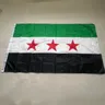 Bandiera della siria 90x150cm bandiera della siria a 3 stelle appesa con decorazione banner in