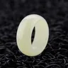 Echte natürliche weiße Jade Ring Männer Frauen feinen Schmuck Xinjiang Hetian Suet Jades Stein Paar
