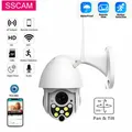 YCC365 Plus-Caméra de surveillance extérieure dispositif de sécurité sans fil étanche avec Wifi