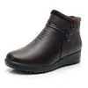 Stiefel Frauen Halten Warme Schuhe Frau Zipper Frauen Schuhe Plus Größe Stiefeletten Flache