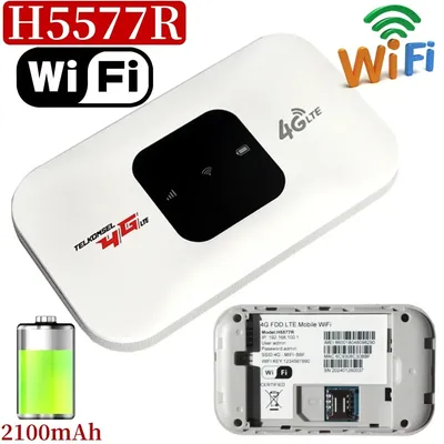 Routeur WiFi sans fil H5577R 4G Lte 150Mbps Hotspot avec puce de fente EpiCard Modem portable
