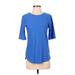 Under Armour Active T-Shirt: Blue Activewear - Women's Size Small