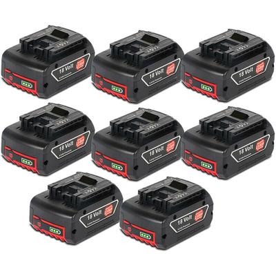 Powerwings - 8 Stück Akku für Bosch Professional gba 18 Volt / 5,0 Ah Kompatibel mit Bosch BAT609 Image